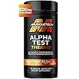 MuscleTech AlphaTest Thermo Thermogenic Testosterone Booster| Muscle Strength Builder for Men | Workout Supplement | 90 Capsules | 30 Servings