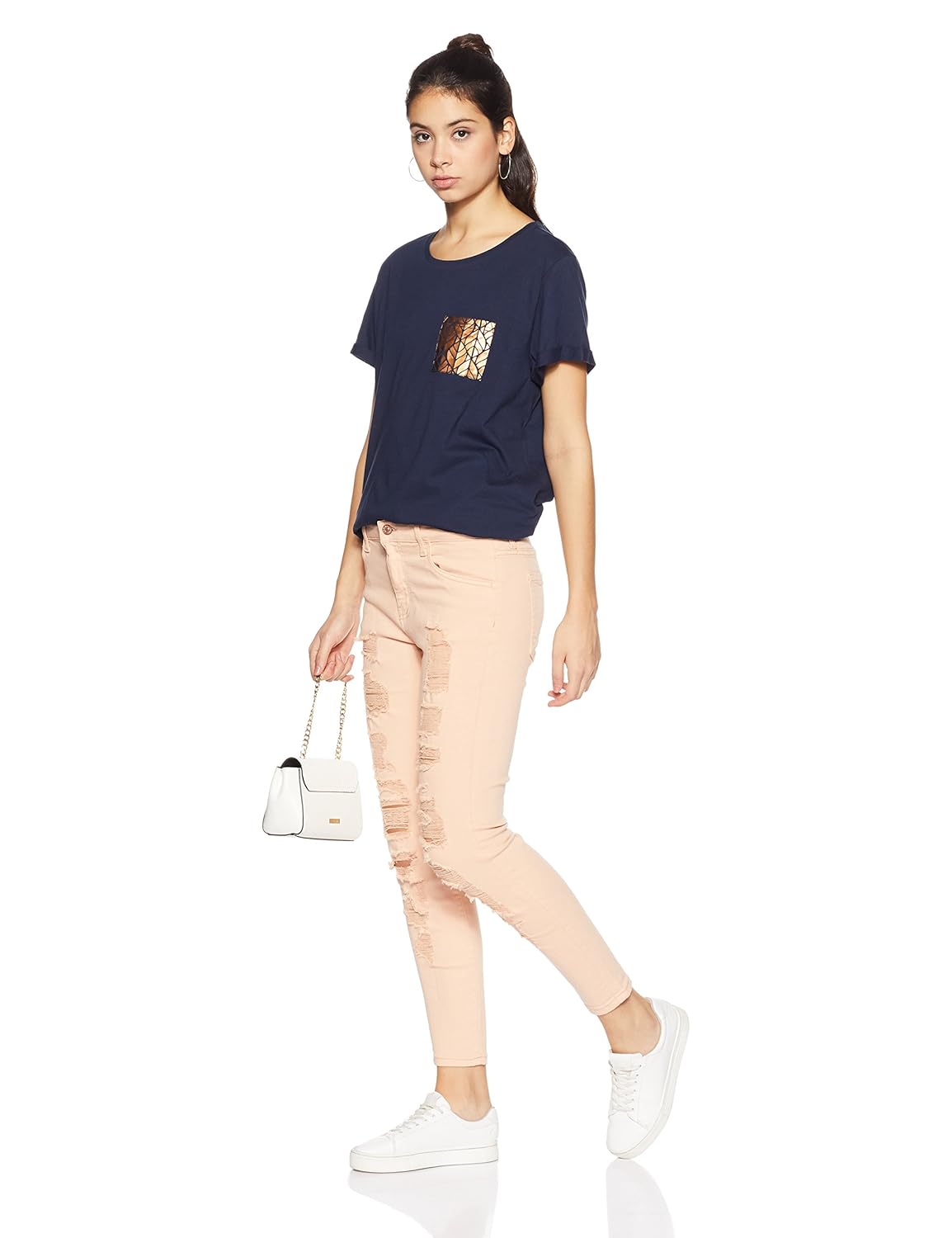 marks & spencer women's plain regular fit t-shirt