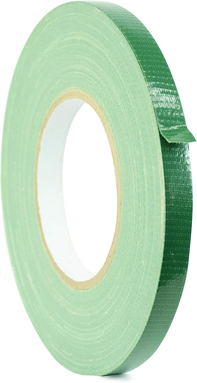 WOD DTC10 Advanced Strength Industrial Grade Dark Green Duct Tape, 1/2 inch x 60 yds. Waterproof, UV Resistant For Crafts & Home Improvement
