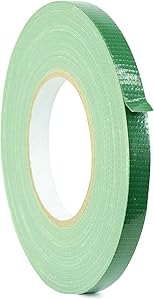 WOD DTC10 Advanced Strength Industrial Grade Dark Green Duct Tape, 1/2 inch x 60 yds. Waterproof, UV Resistant For Crafts & Home Improvement