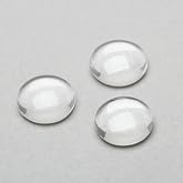 dophee 100Pcs Glass Cabochons Dome Tiles Flatback for Jewelry Making, 10mm | Thickness 3.2mm, Clear Round Flat Back Dome Cabochons Set, for DIY Craft Photo Charms, Cameo Pendants, Rings, Necklace
