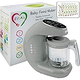 Baby Food Maker | Baby Food Processor Blender Grinder Steamer | Cooks & Blends Healthy Homemade Baby Food in Minutes | Self C