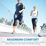 AVIDDA Knee Support Brace 2 Pack - Compression Knee Sleeves for Pain view 6