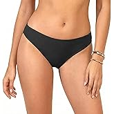 Zmart Women Full Coverage Bikini Bottoms - Mid Rise Bathing Suit Swim Bottom Swimsuit Swimwear