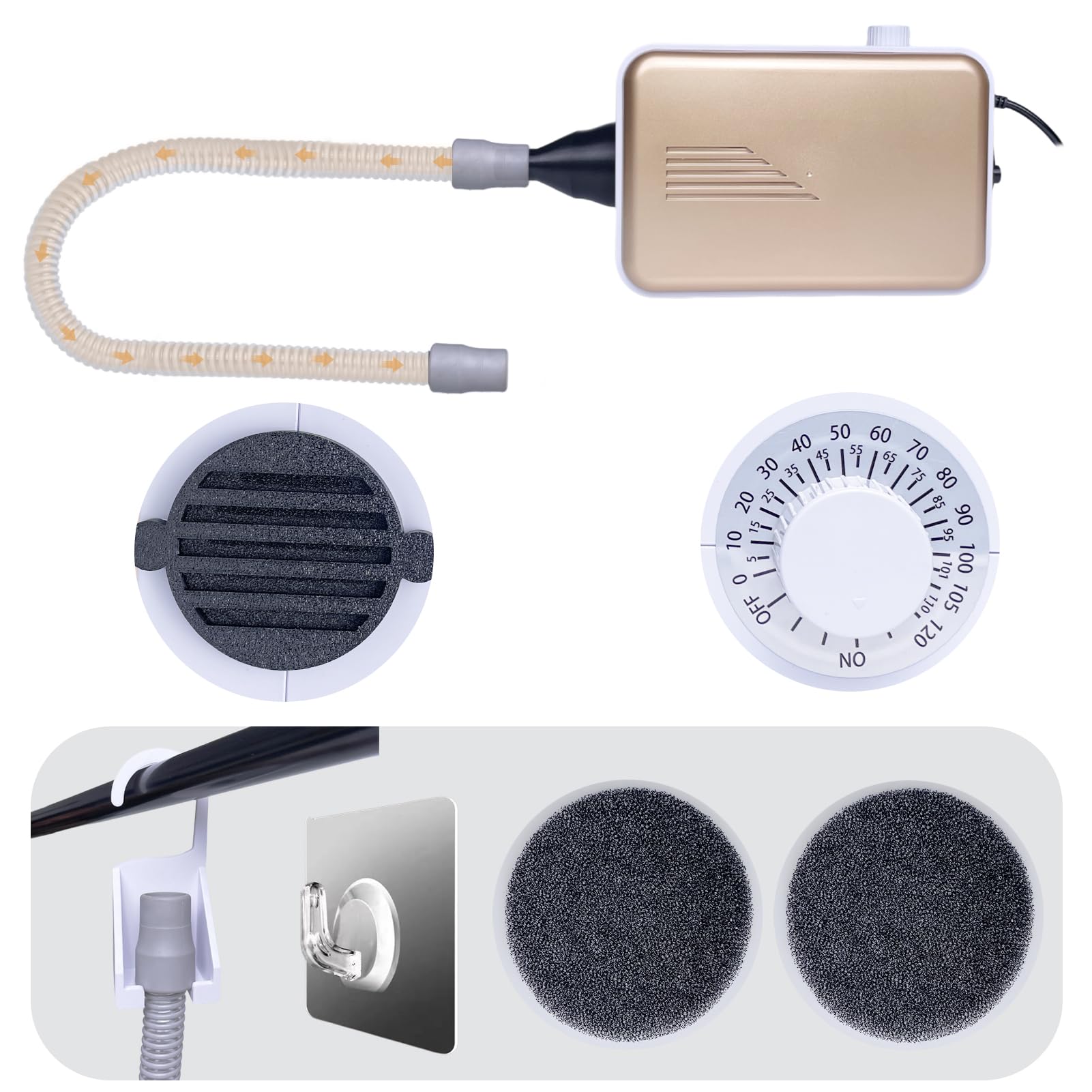 Photo 1 of Cpap Hose Dryer with Air Filtration, 140°F High-Temperature Drying, 10 Min Quick Drying, Timer Switch, Suitable for Various Hoses
