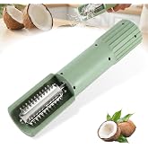 Electric Coconut Grater Machine, Cordless Handheld Coconut Scraper with 304 Stainless Steel Blades, Multi-Use Electric Shredder &amp; Fish Scaler for Fresh Coconut Milk, Desserts, Kitchen Prep (Green)