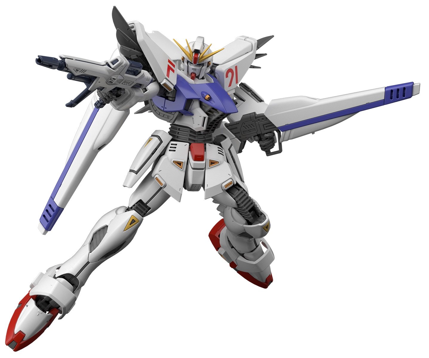 Bandai Hobby MG 1/100Gundam F91 (Ver 2.0) "Gundam F91 Action Figure, White