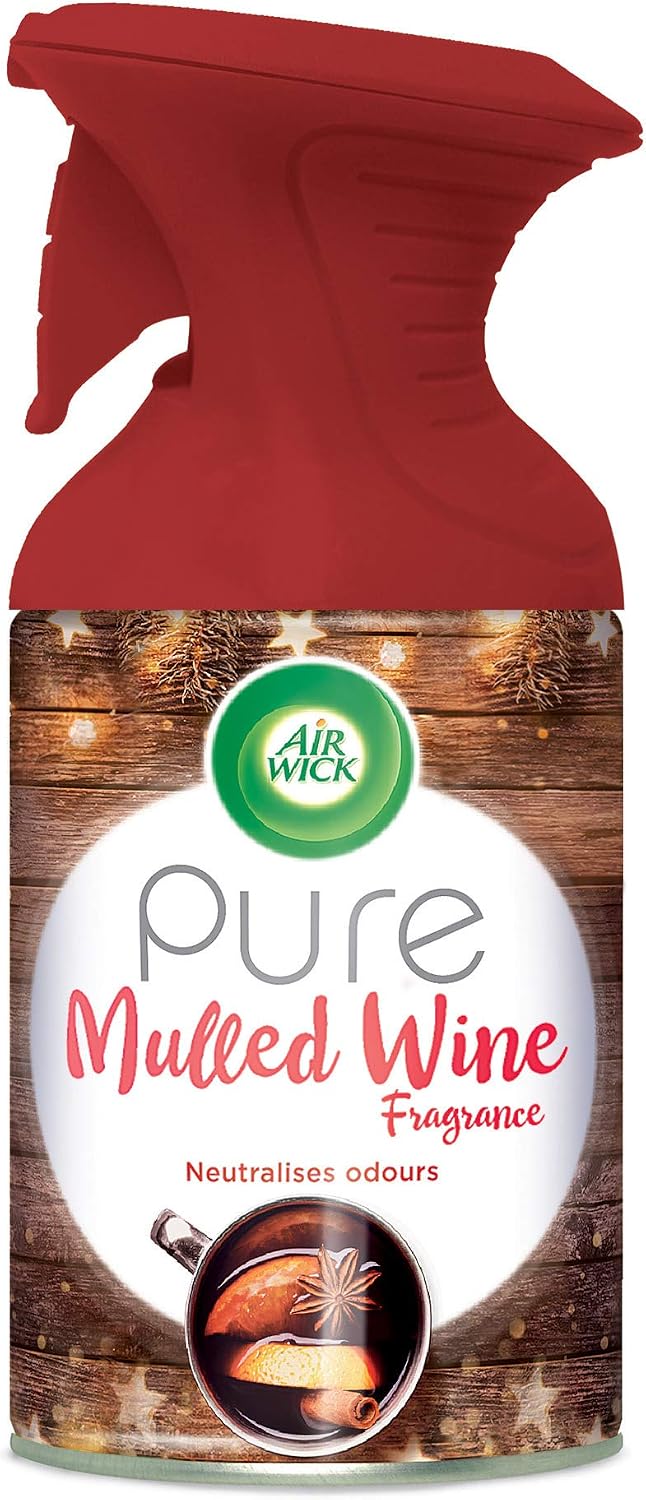 Airwick Room Spray Air Freshener Mulled Wine Scent, 250ml