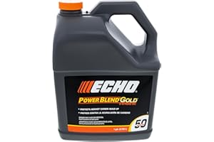 FREEPI Echo Products 6450050G Power Blend Gold Oil Mix 50:1 for 2-stroke/2cycle Outdoor Power Equipment, High-Performance Semi-Synthetic, Low Smoke Emission 128 fl oz (1 Gal.)