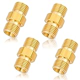 4 Pack Welding Hose Coupler Adapter Set 9/16"-18