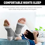 AVIDDA Ankle Support Brace 2 Pack White Men Women Size M view 6