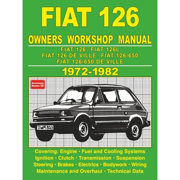 1957-1973 Fiat 500 - 500d - 500f - 500l Factory Workshop Manual