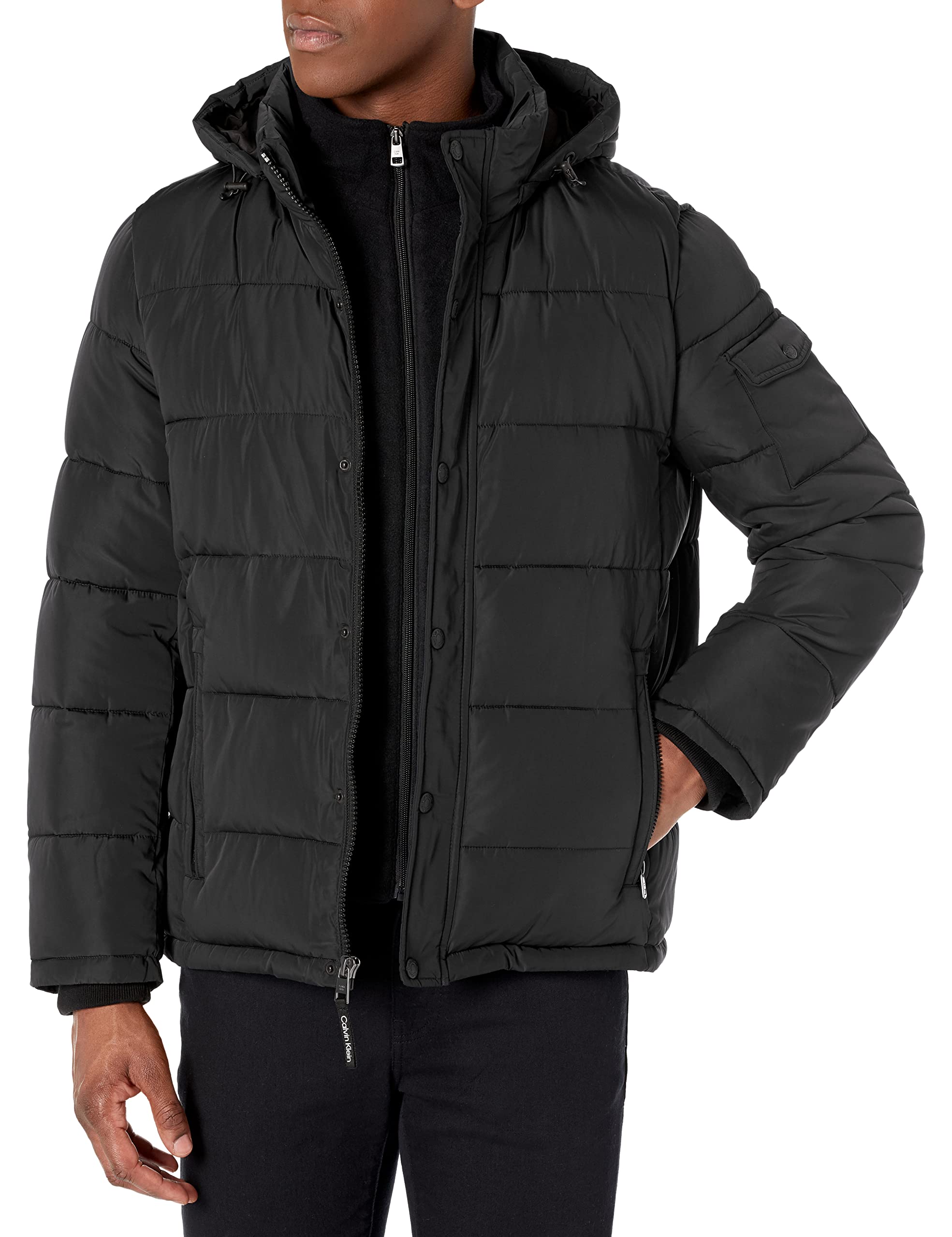 Calvin Klein mens OUTERWEAR Puffer,Black,XX-Large Image