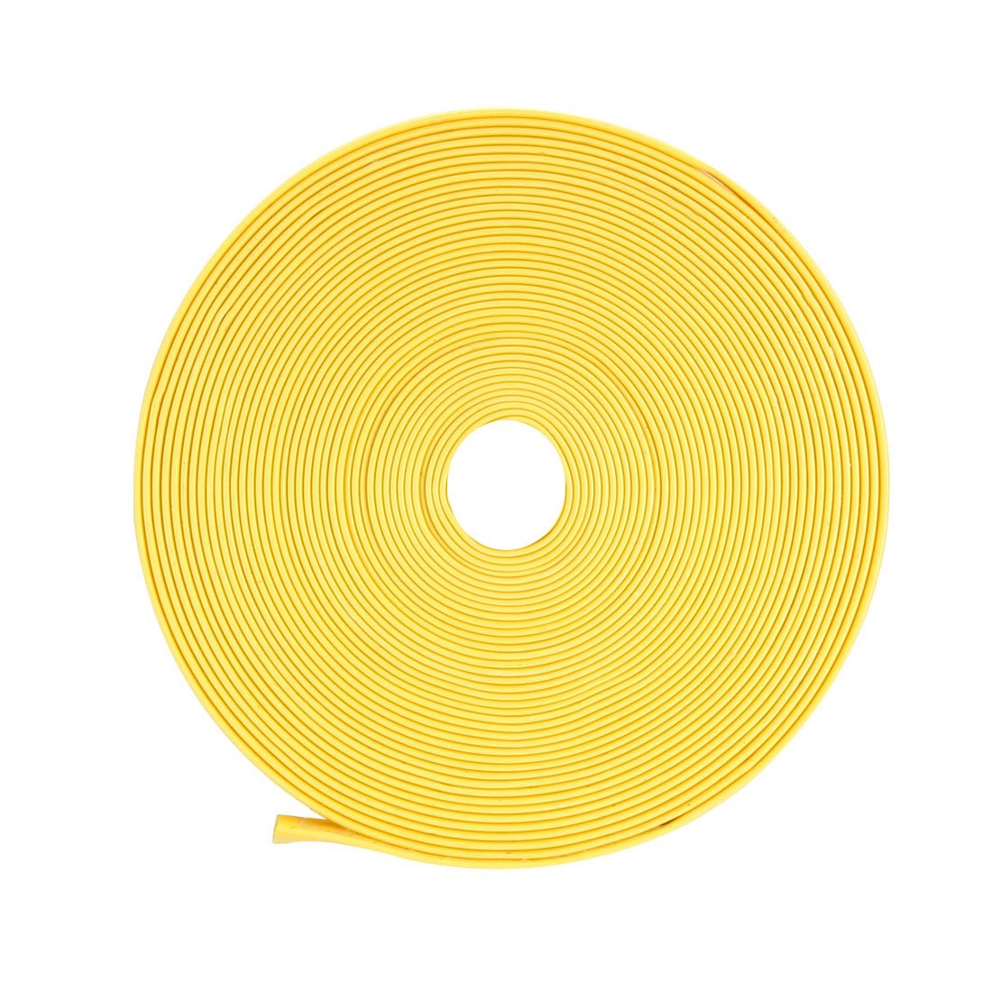 sourcing map Heat Shrink Tubing 12mm Dia 19mm Flat Width 2:1 Heat Shrink Tube Wire Wrap 33ft Yellow