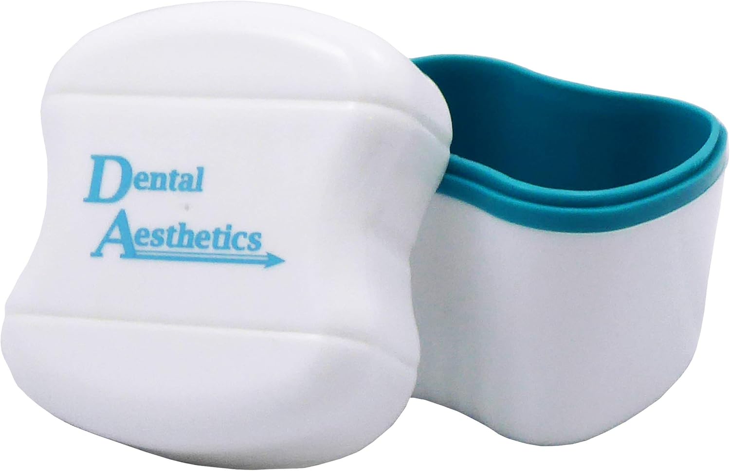 Denture Bath Storage Container for Soaking Dentures, Retainers
