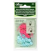 Clover Quick Locking Stitch Markers - Medium 20/Pkg
