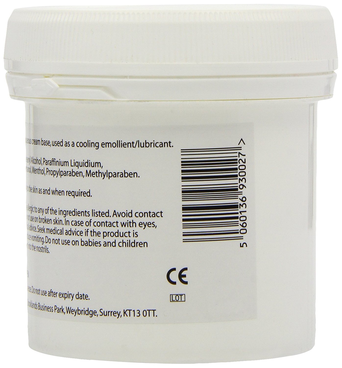 menthol emollient