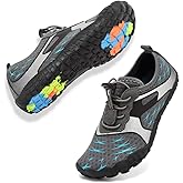 CIOR Kids Boys & Girls Water Shoes Sports Aqua Athletic Sneakers Lightweight Sport Fast Dry Shoes(Toddler/Little Kid/Big Kid)