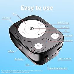 Mini MP3 Player with Bluetooth - 64GB MP3 with OTG