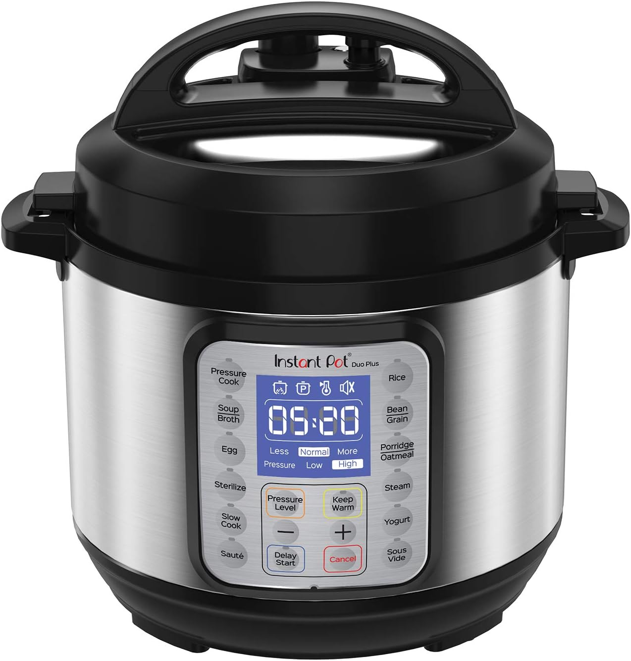 Instant Pot DUO Plus 3 Qt 9-in-1 Multi- Use Programmable Outer Lid Pressure Cooker, Slow Cooker, Rice Cooker, Yogurt Maker, Egg Cooker, Saute, Steamer, Warmer, and Sterilizer - Stainless Steel