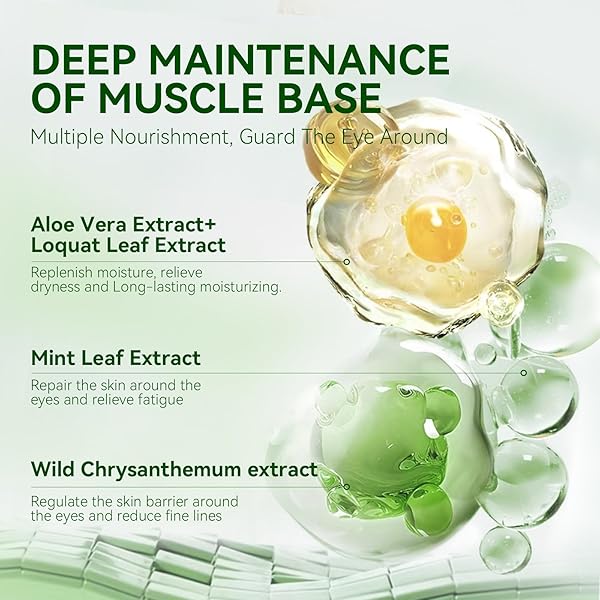 BREYLEE ALOE VERA EYE MASKS – 60 PCS – REDUCE PUFFY EYES & DARK CIRCLES, FIRM & IMPROVE UNDER EYE SKIN, PURE NATURAL EXTRACTS FOR YOUTHFUL APPEARANCE & REDUCTION OF FINE LINES AND WRINKLES.