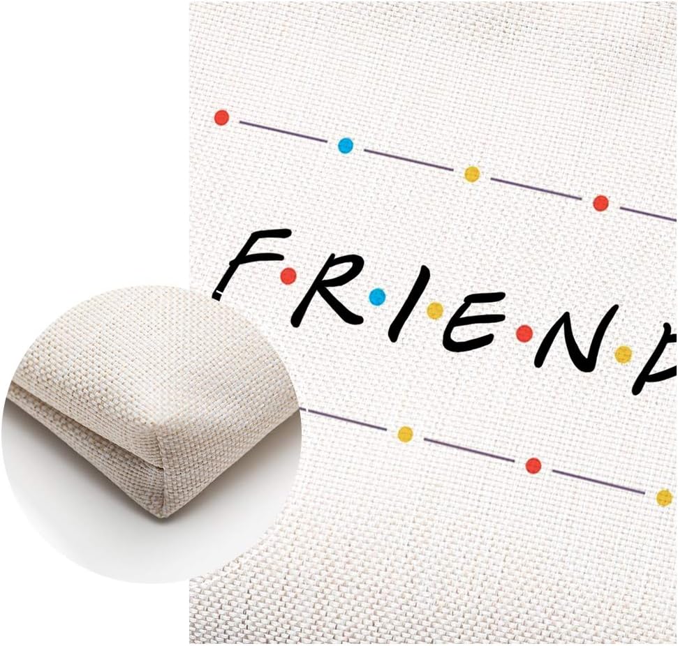 Friends Forever [25th Anniversary Ed] Friends TV Show Merchandise Peephole Yellow Frame Cosmetic Bag for Friends Fans