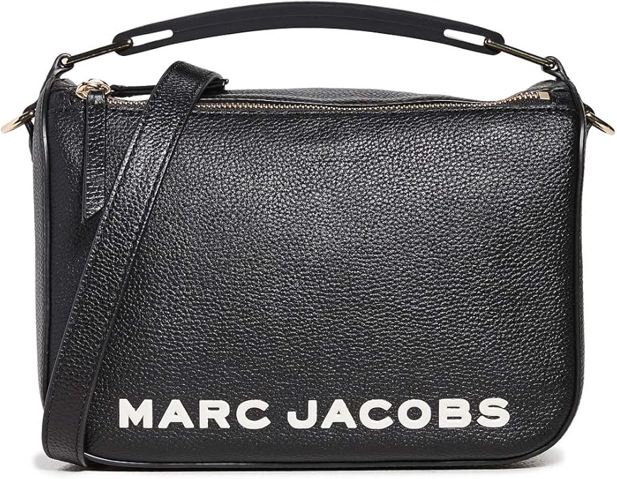 Marc Jacobs Women's The Softbox 23 Leather Bag Black One Size Amazon