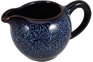 TOVINANNA Ceramic Milk Jug Milk Creamer for Serving Sauces Small for Coffee Bar Multi-use Pitcher