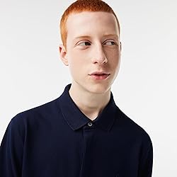 Lacoste Mens Short Sleeve Paris Polo, Navy