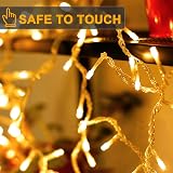 LITYBY Fairy Lights 50M 500LED Mains Powered 8 Modes Remote IP65 Warm White view 2