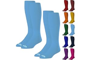Baseball Socks 2 Pair (Large/Columbia Blue)