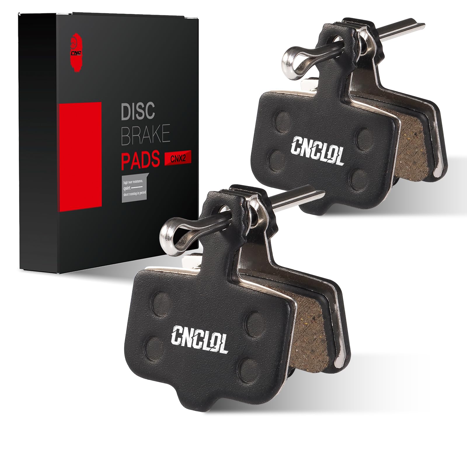 CNCLOL Bike Disc Brake Pads For Avid Elixir 1 3 5 7 9 ER CR Mag,Bicycle Brake Pads For Sram level T TL Rival XX,X0,XXWC DB1 DB3 DB5 Brake Pads.Resin