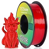 TEQStone HS PLA Filament 1.75mm Red, Up to 300mm/s