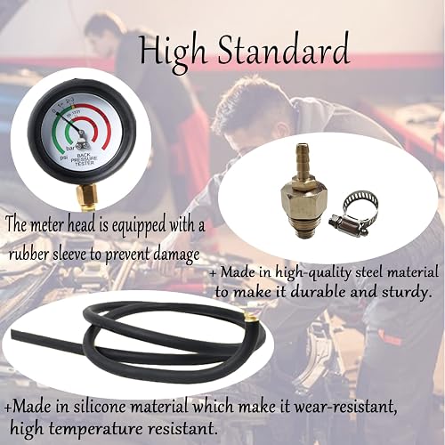 Car Exhaust Pressure Tester Catalytic Converter Test Kit - Exhaust Back ...