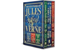Greatest Works of Jules Verne: 20,000 Leagues Under the Sea, Journey to the Centre of the Earth, Around the World in Eighty Days (Deluxe Hardbound Edition | Boxed Set)
