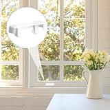 tinshow 20x White UPVC Window Drainage Caps 25mm Weep Hole Covers Plastic Sill view 2