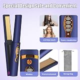 OBEST Cordless Hair Straightener 2 in 1 Travel Flat Iron 210C 3 Levels view 5