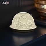 Cello Porcelain Tealight Holder Dome Nana 3D Projection Image Gift view 6