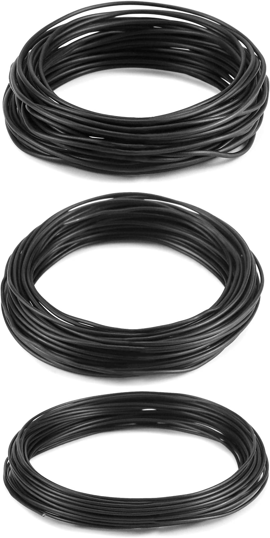 QWORK Bonsai Wire Set 1.0mm 1.5mm 2.0mm 10m Each Aluminum Tree Training Wire