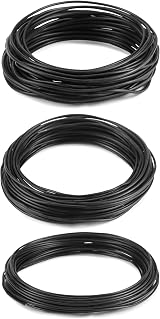 QWORK Bonsai Wire Set 1.0mm 1.5mm 2.0mm 10m Each Aluminum Tree Training Wire