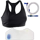 Sneaky Booze Sports Bra Hidden Flask Pouch For Women Portable 25oz Undetectable Alcohol Bag Concealable Plastic Wine Liquor B