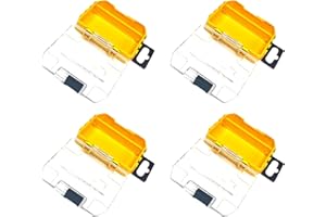 ZZTROPP Number DT70800 Small Parts Storage Case 70 * 63 * 17mm Replaces for DeWalt DT70800-QZ Drill Bits Box Compatible New P