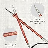 KnitPro Zing Fixed Circular Needles 24in 60cm 5.50mm Brand New view 2