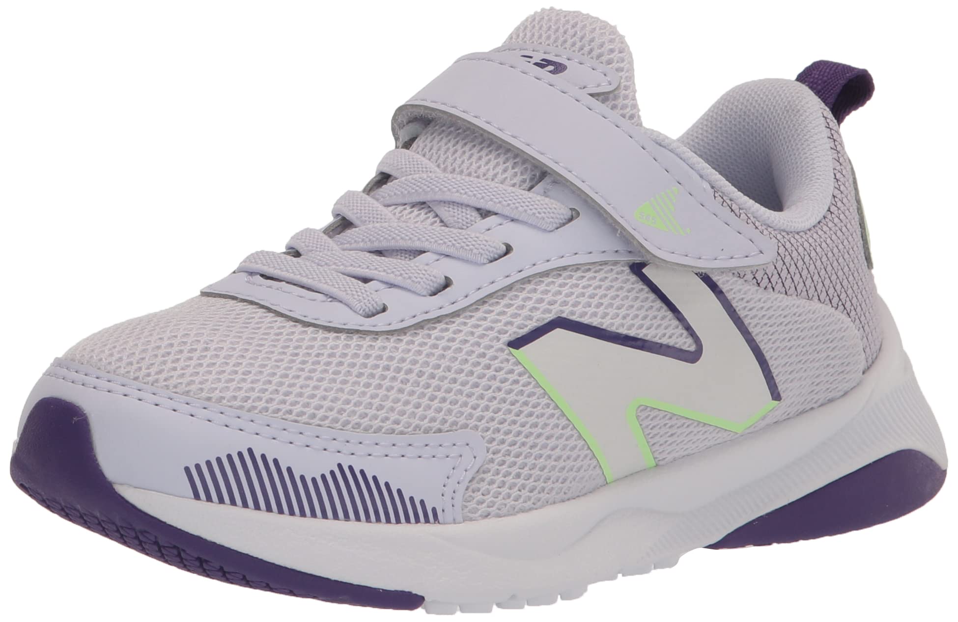 New Balance Baby DynaSoft 545 V1 Hook and Loop Running Shoe, Libra/Prism Purple/Green Aura, 2 Wide US Unisex Infant Image New Balance Baby DynaSoft 545 V1 Hook and Loop Running Shoe, Libra/Prism Purple/Green Aura, 2 Wide US Unisex Infant Image