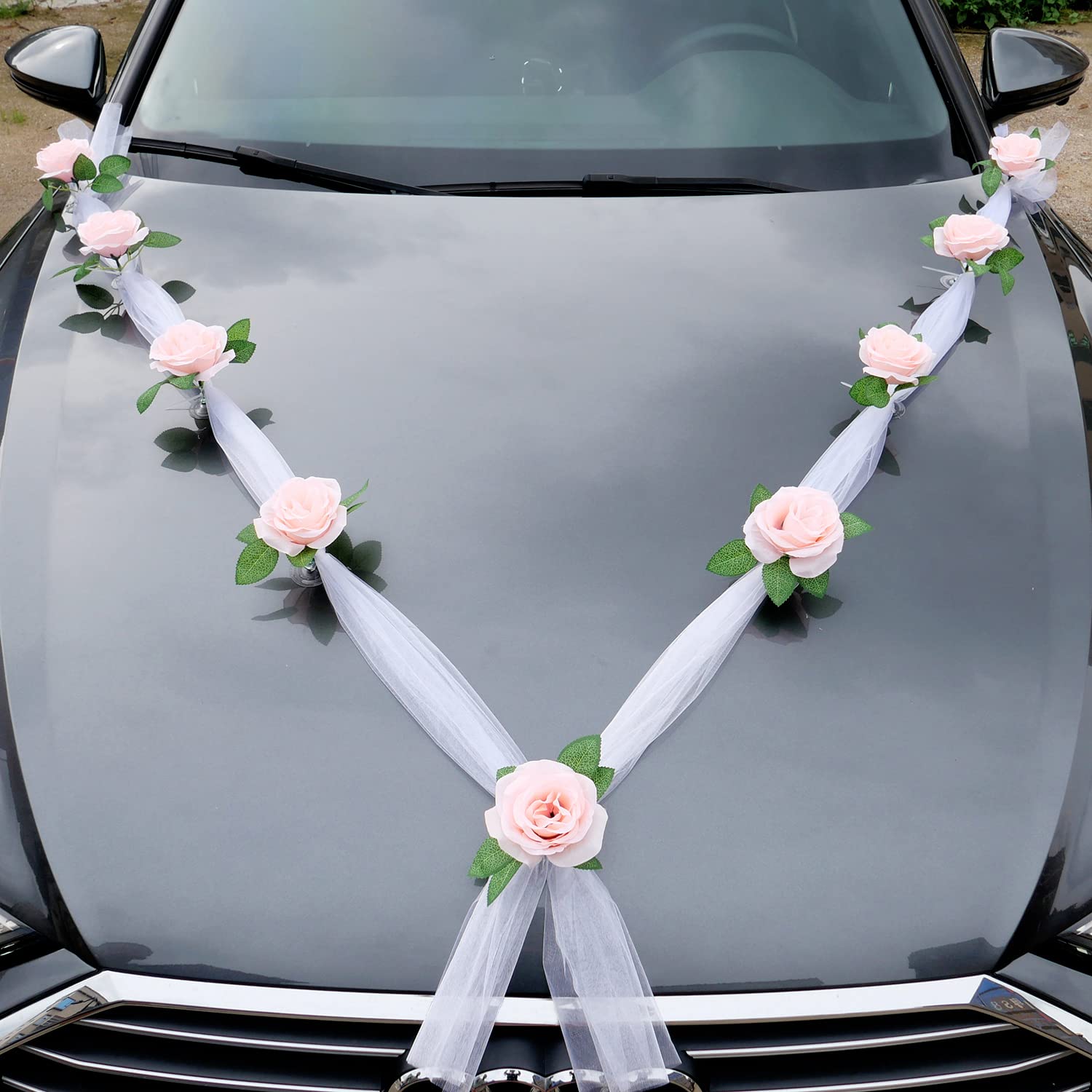 Car Decoration Wedding Bride Couple Rose Decoration Car Decoration Car Wedding Garland Car Decoration Wedding Decoration Car Flower Decoration Wedding Decoration Wedding Car Decoration for Wedding