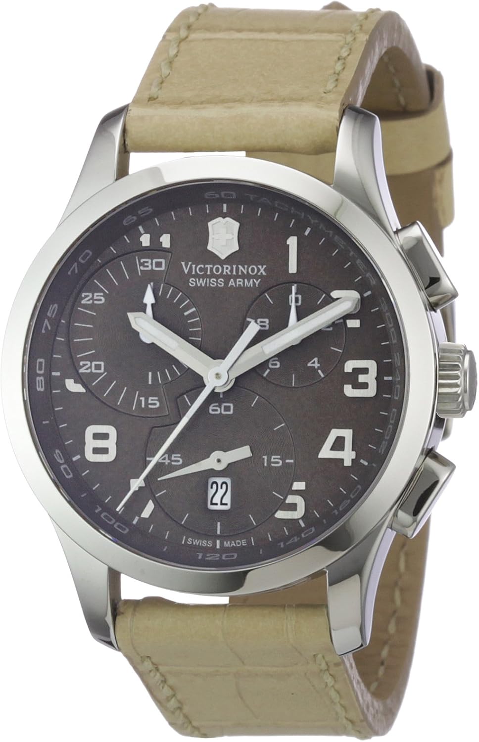 Victorinox Swiss Army Women's ALLIANCE 241320 Beige Leather Swiss