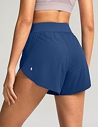 Soothfeel High Waisted Athletic Running Shorts for