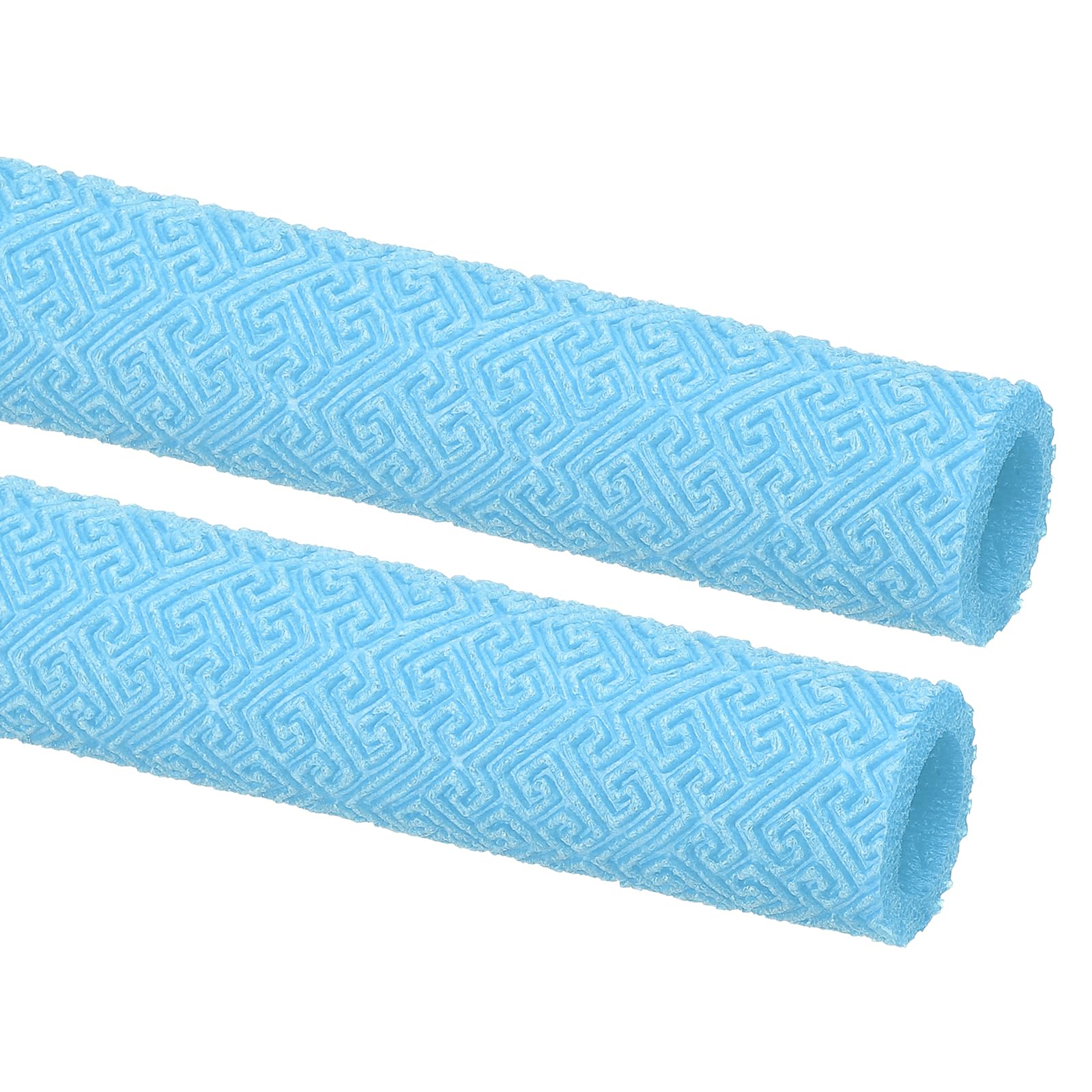 PATIKIL 6.6Ft Pipe Insulation Foam Tubing, 2Pcs 5/8"(16mm) ID 1.1"(28mm) OD Heat Preservation Foam Tube Cover Wrap for AC Unit Air Conditioner Water Pipe, Blue