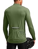 Men's Cycling Jersey Moisture Wicking Long Sleeve