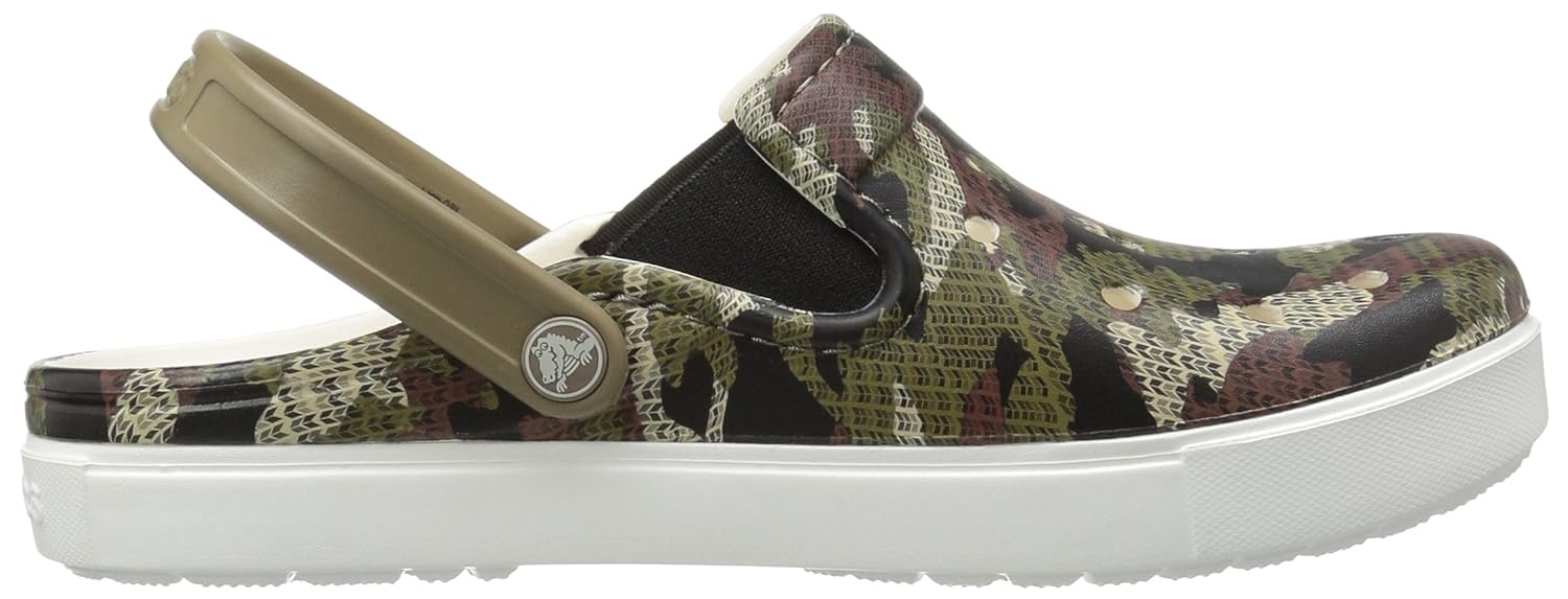 crocs citilane graphic men clog in brown